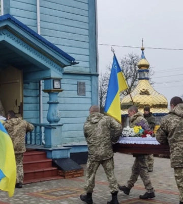 Волинь провела в останню путь українського захисника