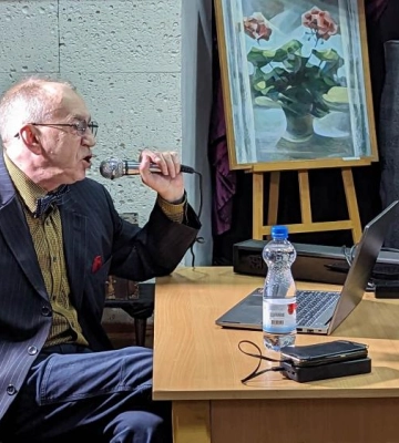 У свій день народження Олександр Ірванець прочитав рівнянам частину нової повісті (ВІДЕО)