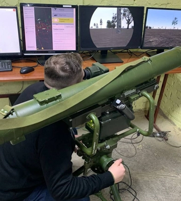 Волинські гвардійці вчаться стріляти з протитанкових ракетних комплексів 