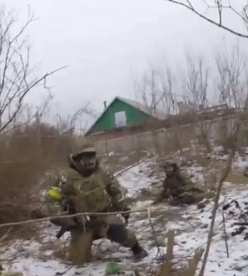 Уникальное видео боя под Бахмутом показали Силы терробороны