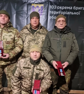 Бійці-тероборонівці зі Львівщини отримали високі державні нагороди