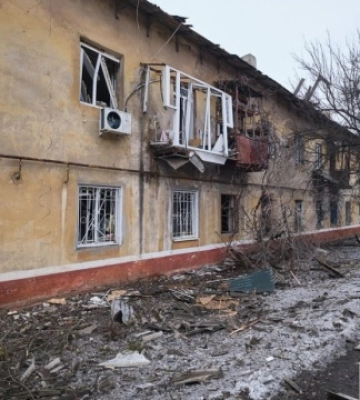 У Краматорську внаслідок удару двох ракет по місту поранені щонайменше п’ятеро цивільних