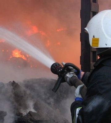 У Полтаві горів підвал у житловому будинкові