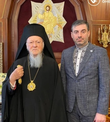 Українська делегація зустрілася із Патріархом Варфоломієм