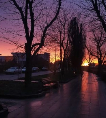 В мережі показали фантастичний захід сонця в Ужгороді (ФОТО)