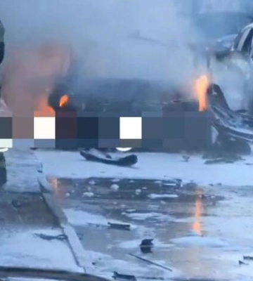 Колаборанти заявляють про підрив автомобіля в Енергодарі (відео)