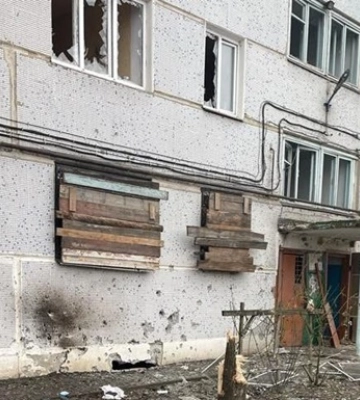 Обстрелы Донетчины: один погибший, восемь раненых