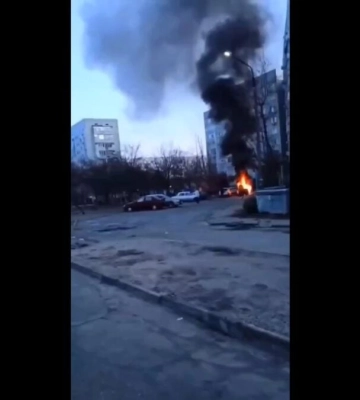 В Енергодарі вибухнув автомобіль з місцевим колаборантом