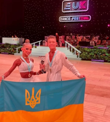 Танцювальна пара з Львівщини перемогла на Відкритому чемпіонаті Великобританії