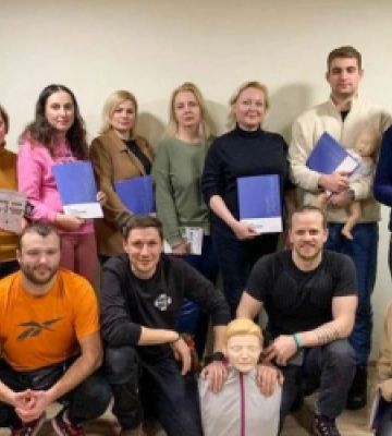 Для львівських соцпрацівників провели безкоштовний тренінг з надання домедичної допомоги