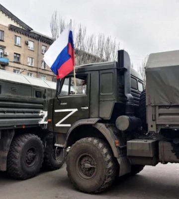 В Запорожской области раненых оккупантов привозили в госпиталь КамАЗами