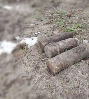 У дворі волинянина знайшли снаряди минулої війни