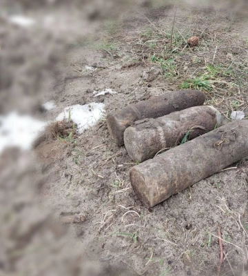 У дворі волинянина знайшли снаряди минулої війни