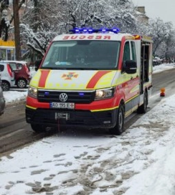 На Закарпатті рятувальники розчистили дорогу від упалого дерева