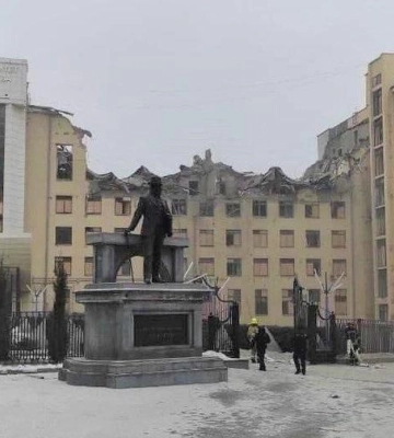 Окупанти обстріляли університет та будинок у центрі Харкова — четверо постраждалих