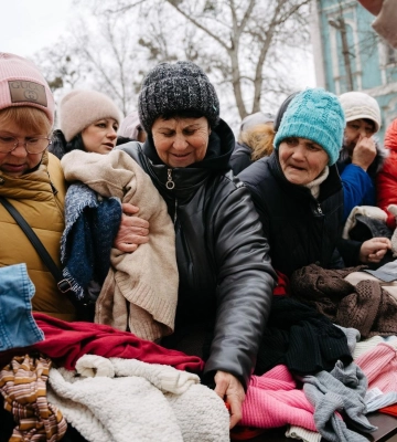 У Полтаві переселенцям видаватимуть теплий одяг