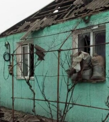 Последствия вражеских обстрелов Донецкой области. ФОТОрепортаж