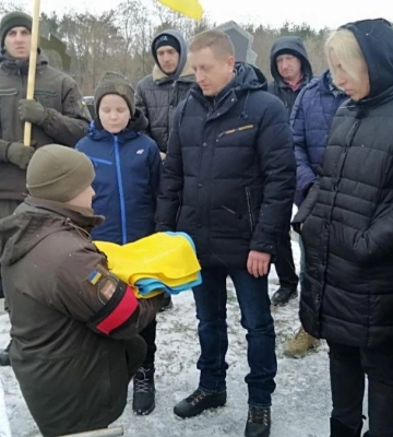 В Костополі попрощалися із загиблим на Запоріжжі військовим (ФОТО)