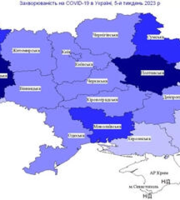 Полтавська область лідирує по рівню захворюваності на COVID-19