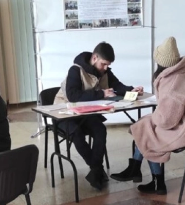 Для получения помощи внутренне перемещенные лица из Марьинки могут заполнить форму-анкету