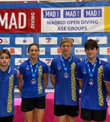 Спортсмени Дніпропетровщини завоювали медалі на міжнародному турнірі зі стрибків у воду