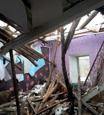 Полиция показала последствия обстрелов Запорожской области 