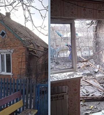 На місці обстрілів у Марганці працює поліція