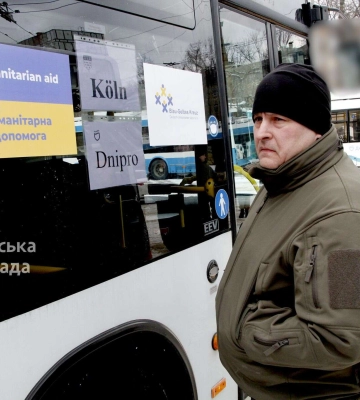Дніпро отримав від німецького міста п’ять великих комфортних автобусів