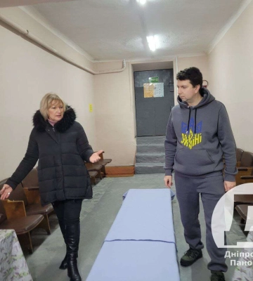 У Дніпрі  у «Палаці творчості дітей та юнацтва» обладнали Пункт незламності на 120 відвідувачів (відео)