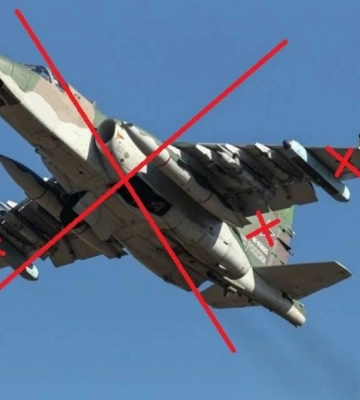 Су-25 и беспилотник россиян сбили пограничники под Бахмутом