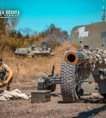 Миколаївські морпіхи вдарили по скупченню живої сили ворога на Донеччині