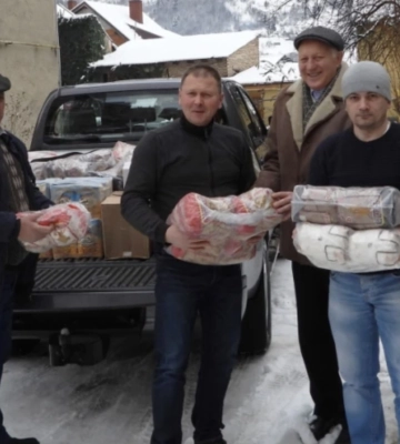 В Закарпатье внутренне перемещенные лица получили гуманитарную помощь от Карпатского биосферного заповедника