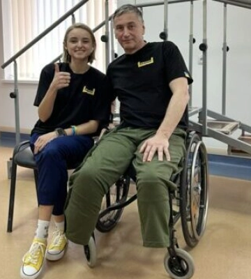 Його мета – пробігти марафон: у Львові готують до протезування воїна, який втратив обидві ноги