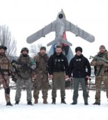 День народження у Бахмуті зустрів керівник Закарпаття Віктор Микита