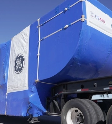 USAID передало Україні мобільну газотурбінну електростанцію