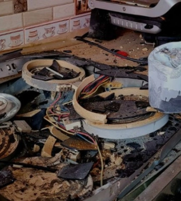 У Львові в багатоповерхівці вибухнув туристичний газовий пальник, фото