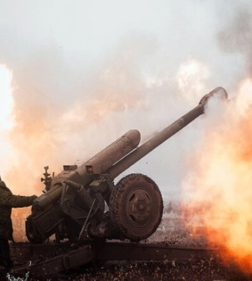 Армія рф вночі обстріляла з важкої артилерії Нікопольський район