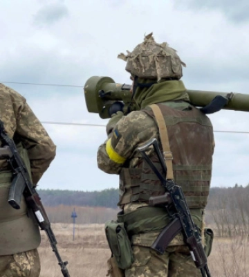 Харківські нацгвардійці збили під Бахмутом російський гелікоптер