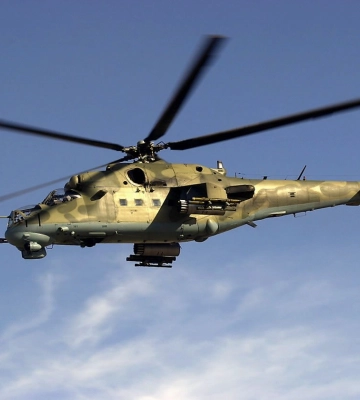 Нацгвардійці ефектно збили ударний гелікоптер Мі-24 окупантів під Бахмутом (ВІДЕО)
