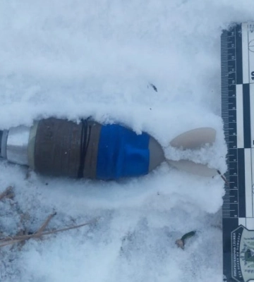 На Сумщині вибухотехніки поліції знищили боєприпас, скинутий із ворожого безпілотника