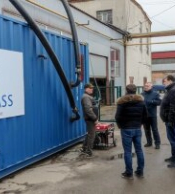 У Житомирі презентували мобільну пересувну котельню