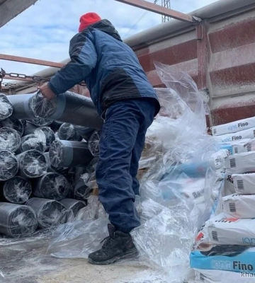Харківщина отримала 42 тонни будівельних матеріалів та сумішей