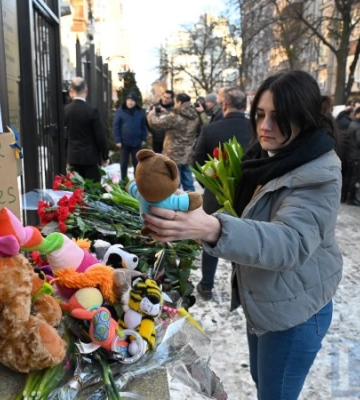 У Києві вшанували загиблих внаслідок землетрусу в Туреччині