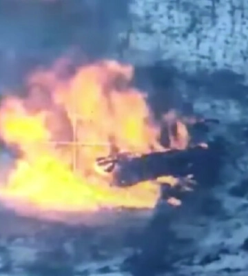 Бойцы бригады ТРО Днепра уничтожили вражеский танк (видео)