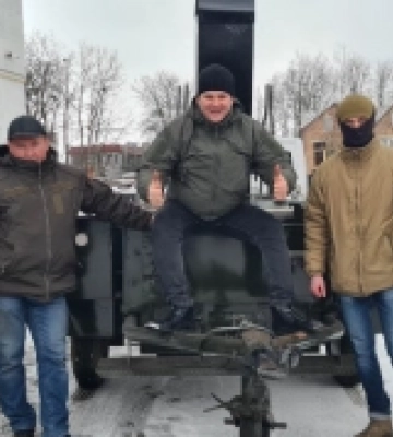 Польові кухні з Данії через Волинь їдуть на фронт. ФОТО