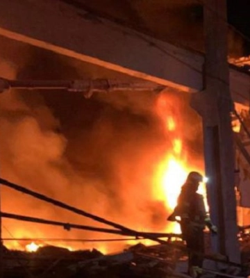 росіяни зранку вдарили двома ракетами по Вовчанську