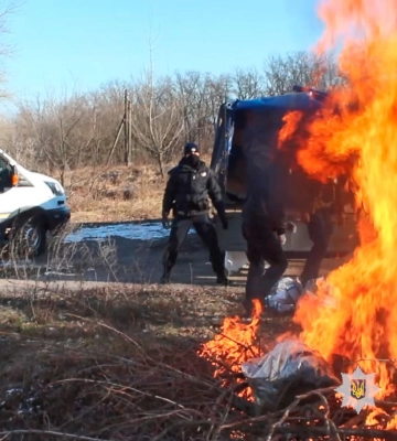 На Полтавщині поліція знищила 20 кілограмів канабісу