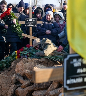 У Харкові поховали загиблого бійця Нацгвардії Богдана Скляренка