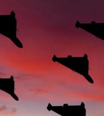 Военные показали последствия падения обломков дронов в Днепропетровской области