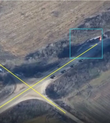 ЗСУ дорогою до Василівки знищили колону російських військ